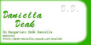 daniella deak business card